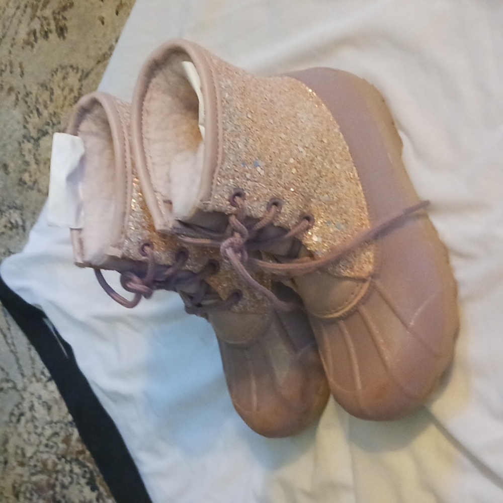 Pink Sparkly, Wonder Nation Waterproof Boot - Picture 2 of 5